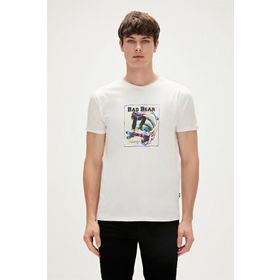 Bad Bear 23.01.07.037-C04 Beyaz Erkek T-Shirt