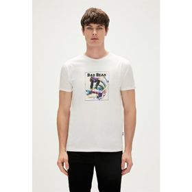 Bad Bear 23.01.07.037-C04 Beyaz Erkek T-Shirt