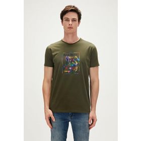 Bad Bear 23.01.07.037-C70 Yeşil Erkek T-Shirt