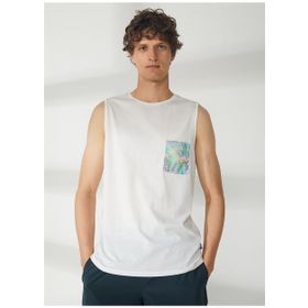 Bad Bear 23.01.23.004_MONSTERA TANK-TOP Beyaz Erkek Atlet