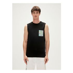 Bad Bear 23.01.23.004_MONSTERA TANK-TOP Siyah Erkek Atlet