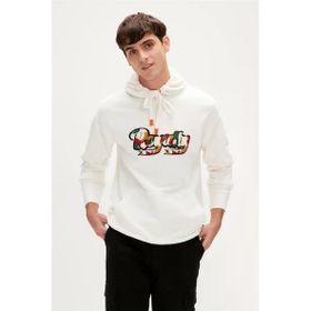 Bad Bear 23.02.12.006-C04 Royalty Beyaz Erkek Sweatshirt