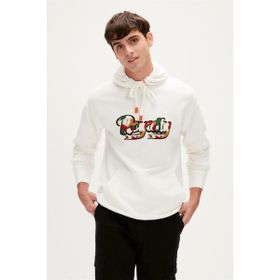 Bad Bear 23.02.12.006-C04 Royalty Beyaz Erkek Sweatshirt