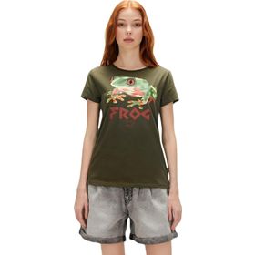 Bad Bear 23.03.07.005-C70 Frog Kadın T-shirt