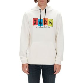 Bad Bear 230212004 Fun Beyaz Hoodie Erkek Kazak