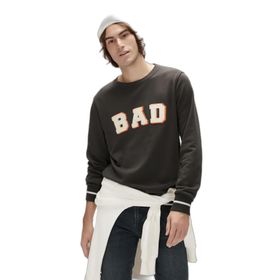 Bad Bear 230212013 Felt Antrasit Crewneck Erkek Kazak
