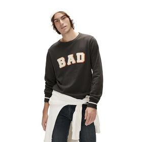 Bad Bear 230212013 Felt Antrasit Crewneck Erkek Kazak