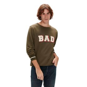 Bad Bear 230212013 Felt Haki Crewneck Erkek Kazak
