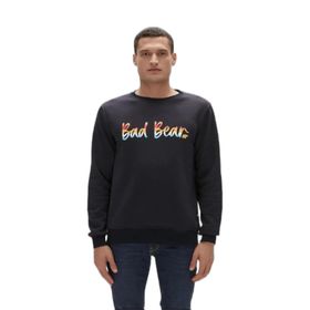 Bad Bear 230212016 Manuscript Siyah Crewneck Erkek Kazak