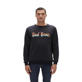 Bad Bear 230212016 Manuscript Siyah Crewneck Erkek Kazak