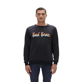 Bad Bear 230212016 Manuscript Siyah Crewneck Erkek Kazak