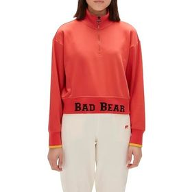 Bad Bear 230412004 Zoe Tarçın Half-Zip Sweatshirt Kadın Kazak
