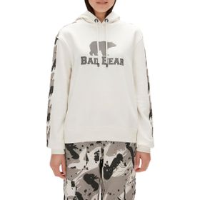 Bad Bear 230412010 Gwen Beyaz Hoodie Kadın Kazak