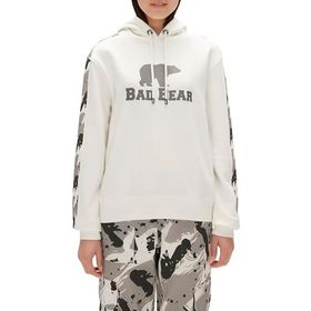 Bad Bear 230412010 Gwen Beyaz Hoodie Kadın Kazak