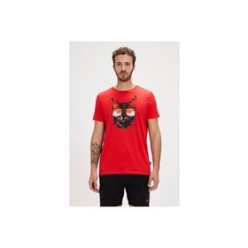 Bad Bear 24.01.07.011-C54 Manx Kırmızı Erkek T-shirt