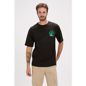 Bad Bear 24.01.07.046 Re One World Siyah Erkek T-shirt
