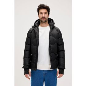 Bad Bear Axel Siyah Erkek Kapüşonlu Mont