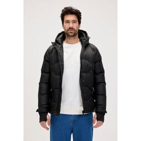 Bad Bear Axel Siyah Erkek Kapüşonlu Mont
