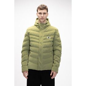 Bad Bear Barcelona Soluk Yeşil Puffer Kapüşonlu Erkek Mont