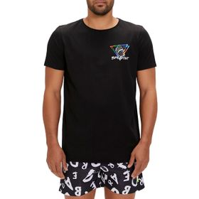 Bad Bear Bite Siyah Baskılı Erkek T-shirt