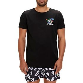 Bad Bear Bite Siyah Baskılı Erkek T-shirt