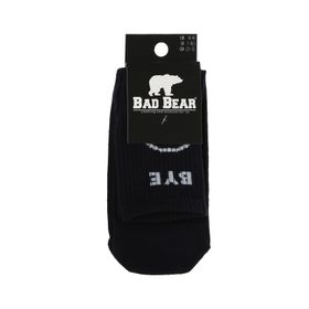 Bad Bear Bye Tall Erkek Kırık Beyaz Çorap