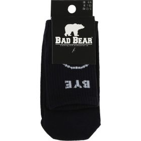 Bad Bear Bye Tall Erkek Kırık Beyaz Çorap