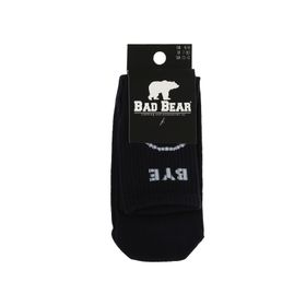 Bad Bear Bye Tall Erkek Kırık Beyaz Çorap