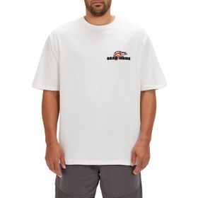 Bad Bear Chamelon Beyaz Baskılı Oversize Erkek T-shirt