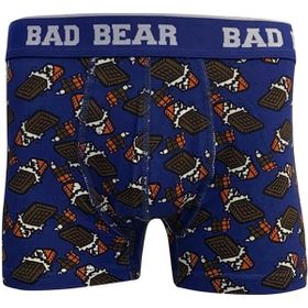 Bad Bear Chocolate Lacivert Erkek Boxer