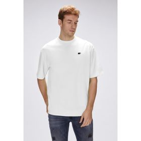 Bad Bear Damon Beyaz Erkek Oversize Tişört