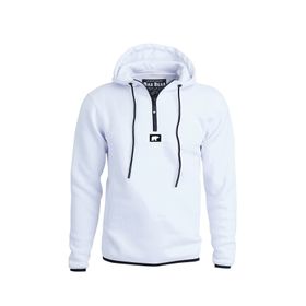 Bad Bear Defence Half Zip Beyaz Erkek Sweatshirt