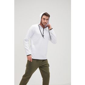 Bad Bear Defence Half Zip Beyaz Erkek Sweatshirt