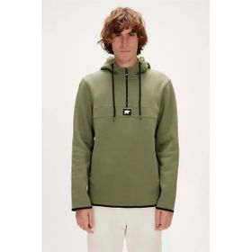 Bad Bear Defence Half-Zıp Hoodıe Thyme Haki Erkek Sweatshirt