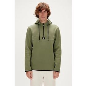 Bad Bear Defence Half-Zıp Hoodıe Thyme Haki Erkek Sweatshirt