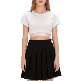 Bad Bear Della Beyaz Baskılı Kadın T-shirt