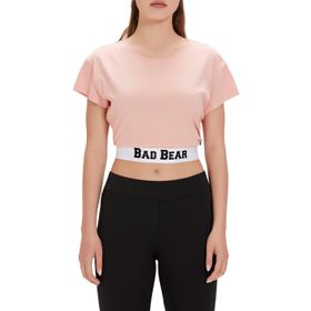 Bad Bear Della Pembe Baskılı Kadın T-shirt