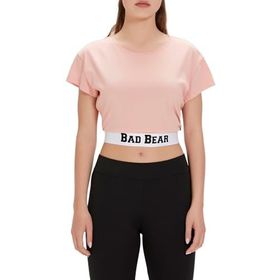 Bad Bear Della Pembe Baskılı Kadın T-shirt