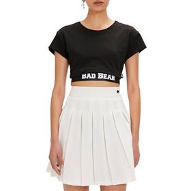 Bad Bear Della Siyah Baskılı Kadın T-shirt