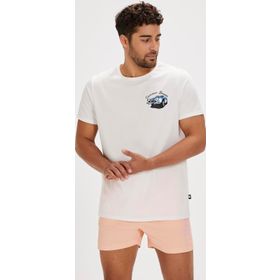 Bad Bear Dustin Beyaz Baskılı Erkek T-shirt