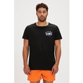 Bad Bear Dustin Siyah Baskılı Erkek T-shirt