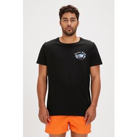 Bad Bear Dustin Siyah Baskılı Erkek T-shirt