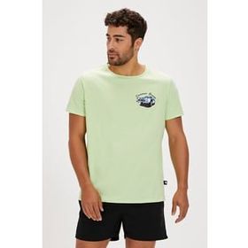 Bad Bear Dustin Yeşil Baskılı Erkek T-shirt