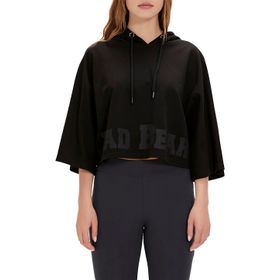 Bad Bear Ella Siyah Hoodie Kadın Sweatshirt