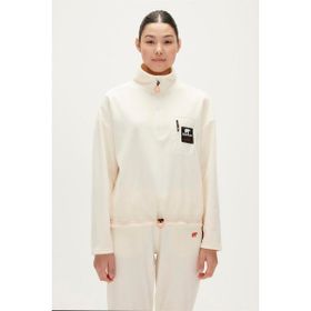 Bad Bear Eva Half-Zip Marshmallow Beyaz Yarım Fermuarlu Kadın Polar Sweatshirt