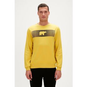 Bad Bear Fancy Crewneck Sarı Erkek Sweatshirt
