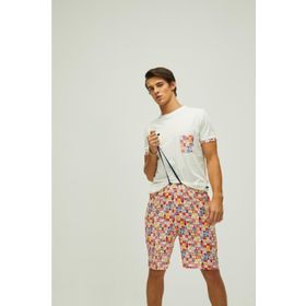Bad Bear Flag Pocket Beyaz Erkek Tişört