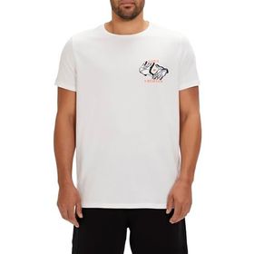Bad Bear Focus Beyaz Baskılı Erkek T-shirt