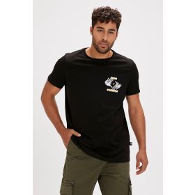 Bad Bear Focus Siyah Baskılı Erkek T-shirt