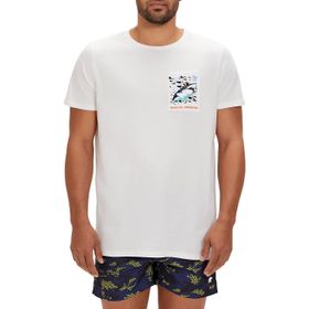 Bad Bear Francis Beyaz Baskılı Erkek T-shirt